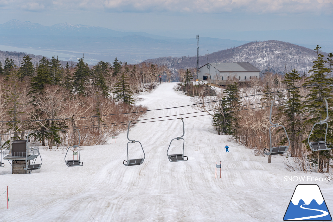 札幌国際スキー場｜2022年のゴールデンウイークが開幕。さすが、KOKUSAI。5月目前にして、ほぼ全面滑走可能です(*^^)v